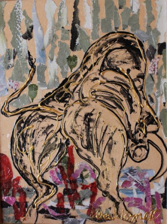 Le taureau du Mas (28.5*21.5)